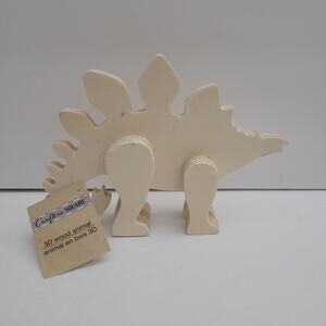 Crafter's SQUARE 3D Wood Dinosaur Animal Kit